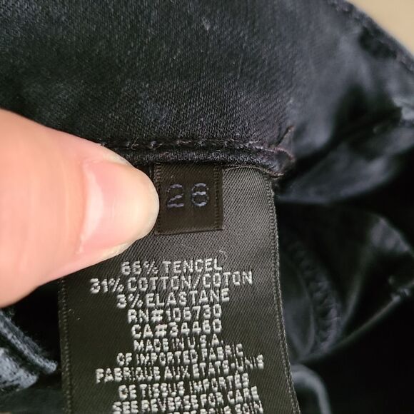 Vince‎ 5 pocket Black Skinny Jeans size 26 - Picture 5 of 6